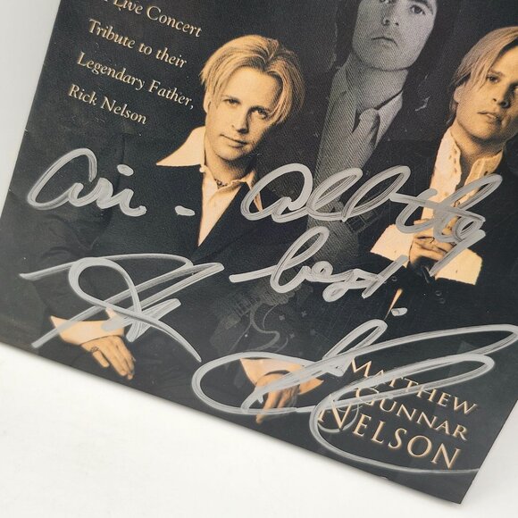 Autographed Like Father Like Sons CD Matthew Gunnar Nelson Rick Concert Tribute - Picture 2 of 6